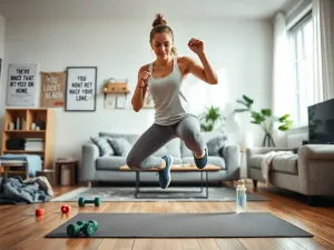 Trening HIIT: przykłady skutecznych ćwiczeń do wykonania w domu