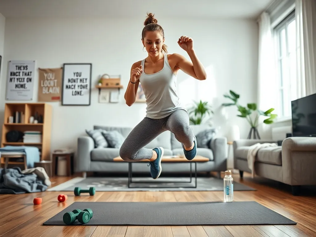 Trening HIIT: przykłady skutecznych ćwiczeń do wykonania w domu