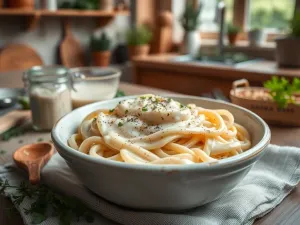 Makaron w sosie śmietanowym – przepis na pyszne danie