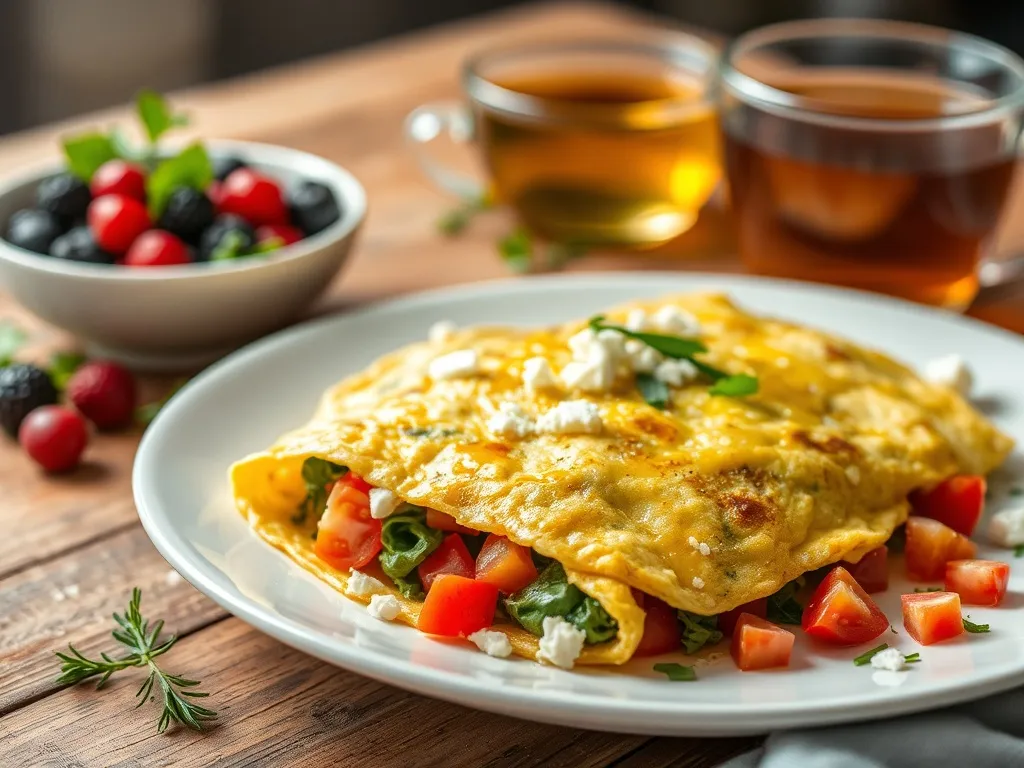 Omlet wysokobiałkowy – przepis na zdrowe śniadanie pełne energii